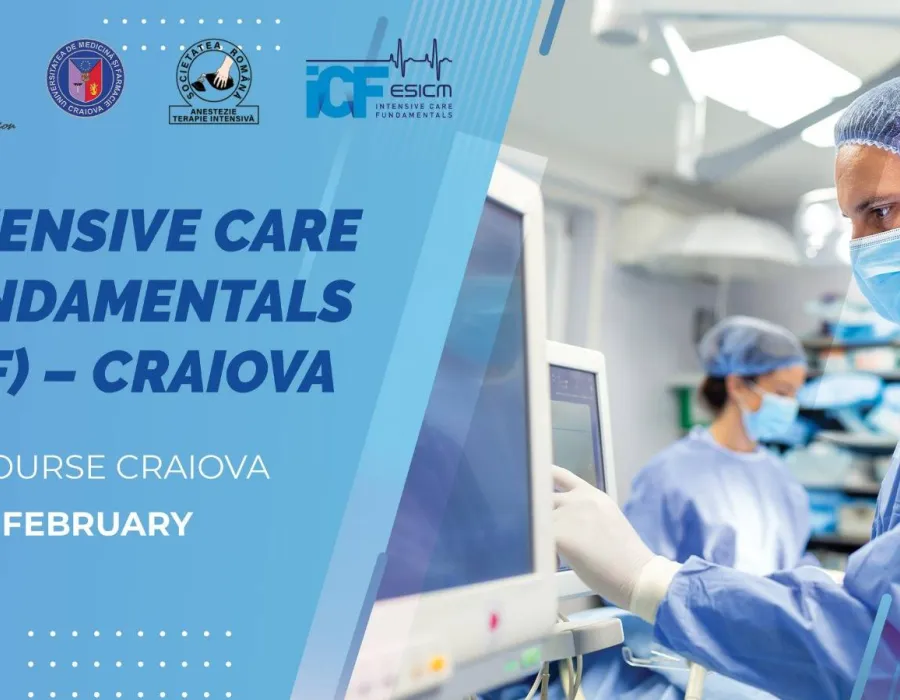 Foto UMF Craiova găzduiește primul curs european de terapie intensivă