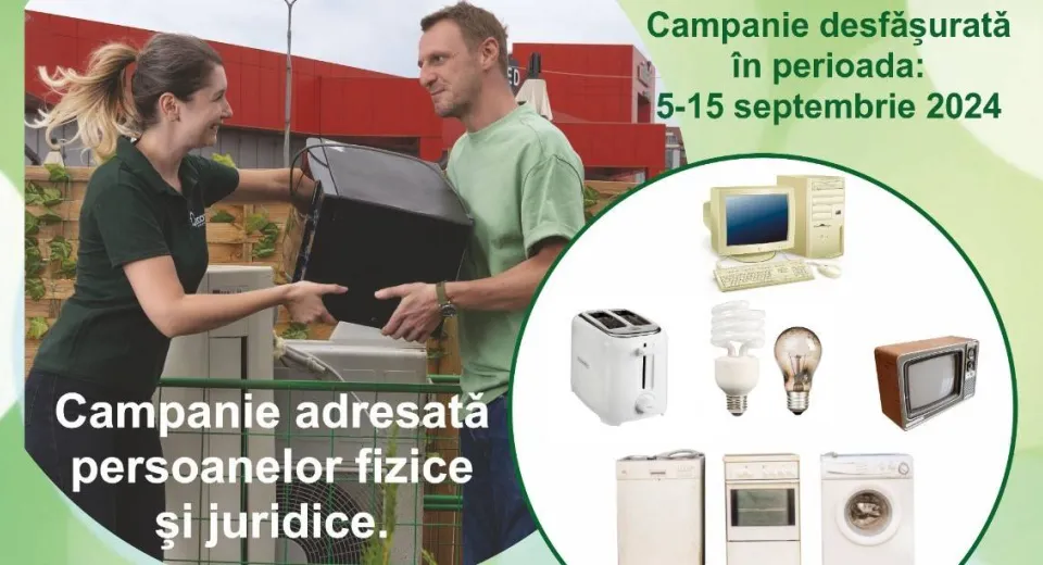 Foto Campanie de colectare a deșeurilor electrice și electronice, desfășurată la Craiova 