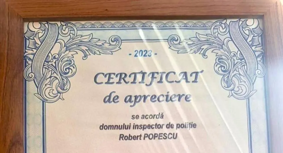 Foto Polițiști de poveste la IPJ Gorj | Robert Popescu: „Este o meserie de suflet de care nu te poți delimita și care te disciplinează”