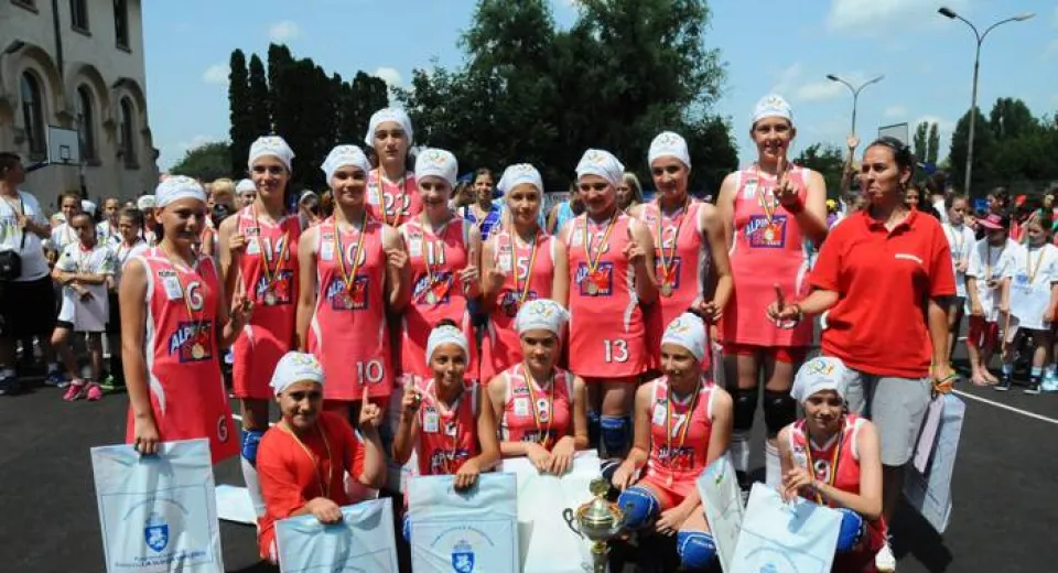 Foto CSS Alexandria, campioană la minibaschet feminin