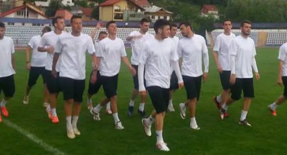 Foto CSM Rm. Vâlcea, la primul test în cantonamentul din Braşov