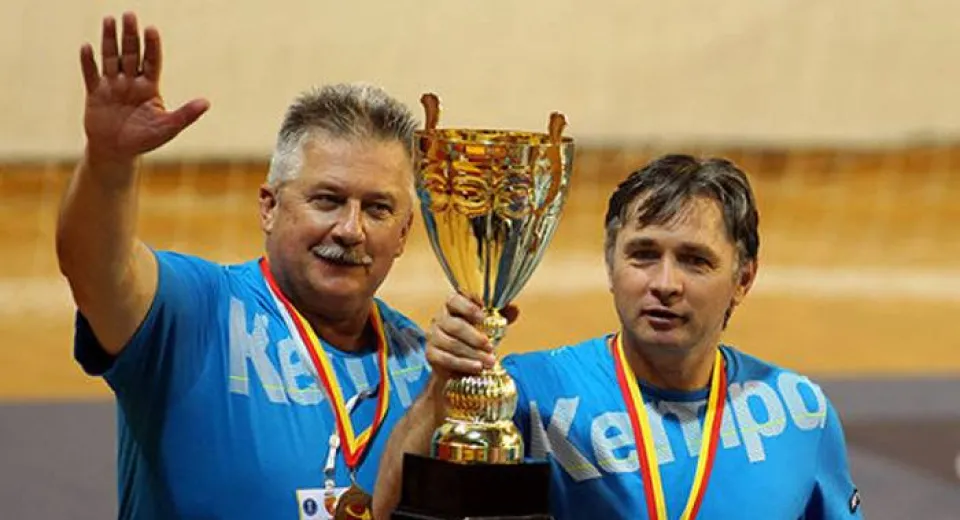 Foto Titlul mondial pentru Naţionala pregătită de Aurelian Roşca