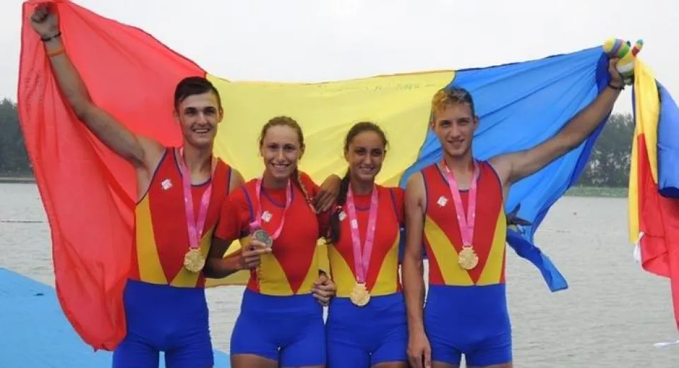 Foto Oltencele au adus prima medalie de aur pentru România la Nanjing