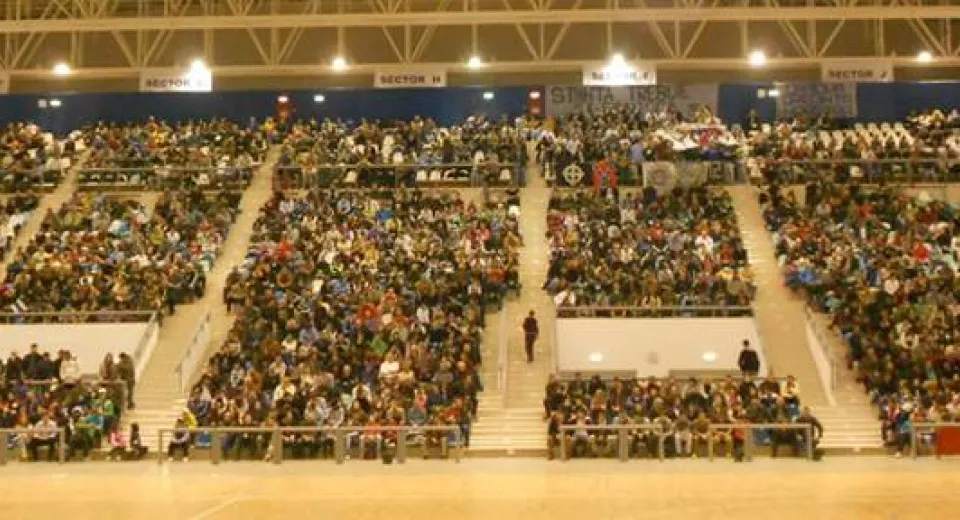 Foto Cuplaj de handbal în Polivalentă
