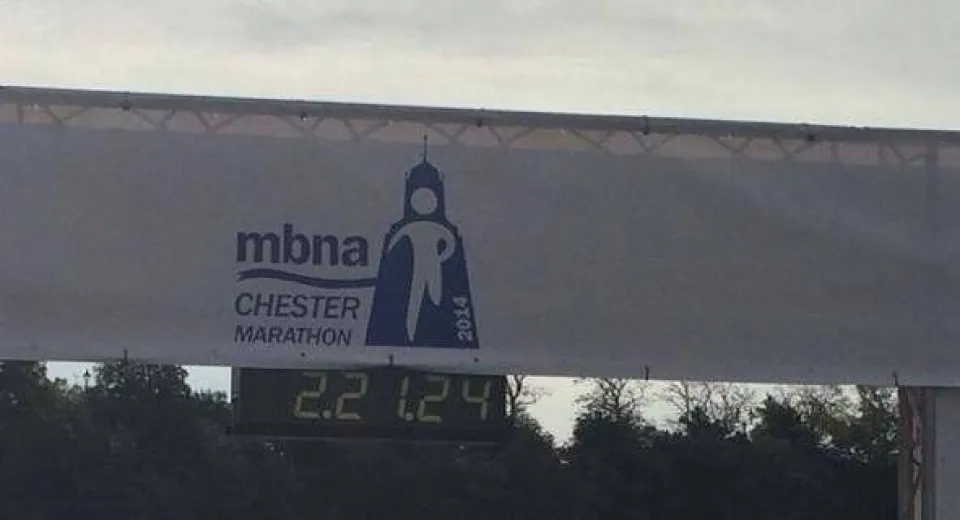 Foto Marius Ionescu şi-a bătut propriul record la «Chester Marathon»