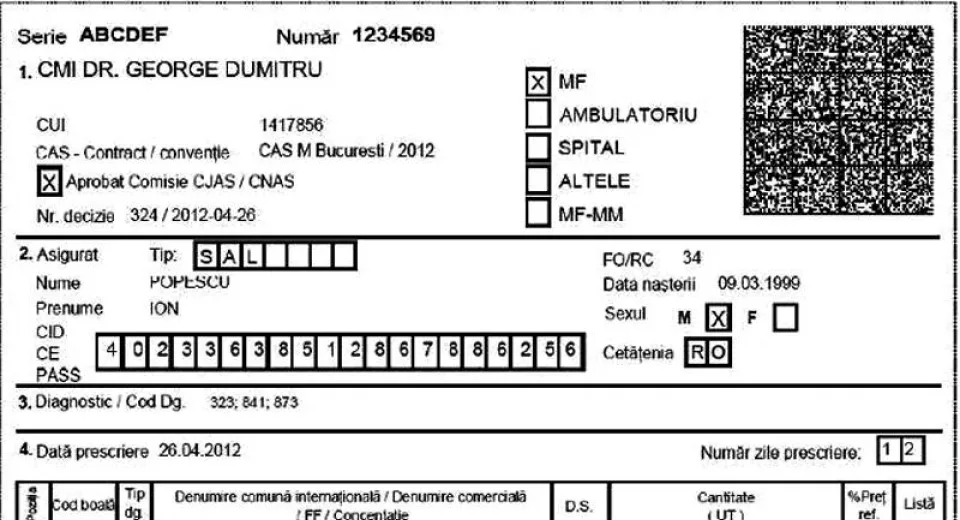 Foto Prescripţia electronică - încă mai sunt probleme