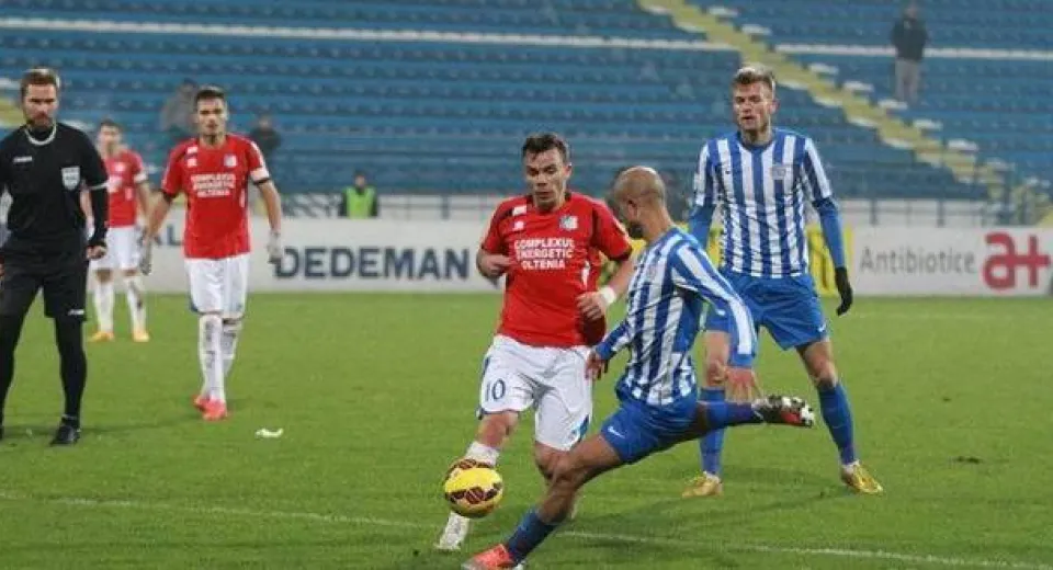 Foto Colaps fotbalistic la Târgu-Jiu