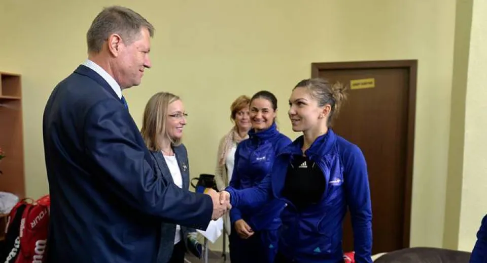 Foto Klaus Iohannis: Reconfirm susţinerea pentru sportivii români