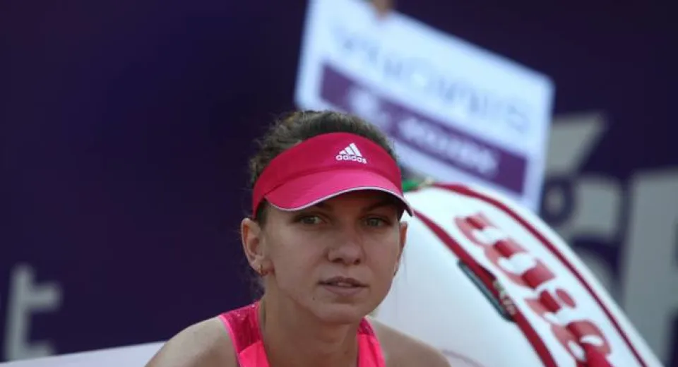 Foto Halep în cădere, Tecău – pe 2