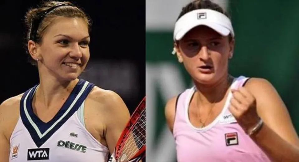 Foto Halep şi Begu, în urcare