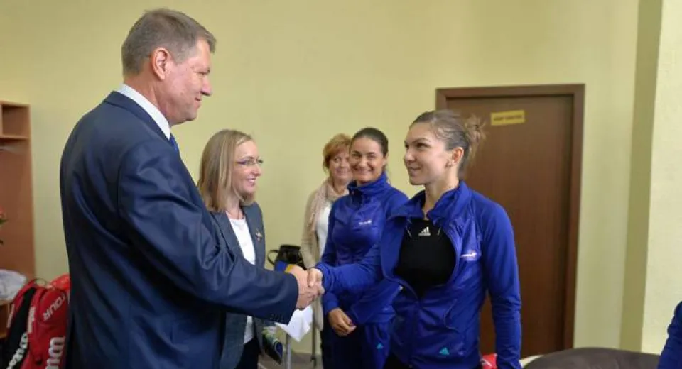 Foto Iohannis, invitat la meciul României de Cupa Davis