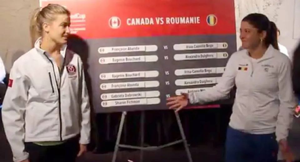Foto Dulgheru a ironizat-o pe Bouchard la tenis