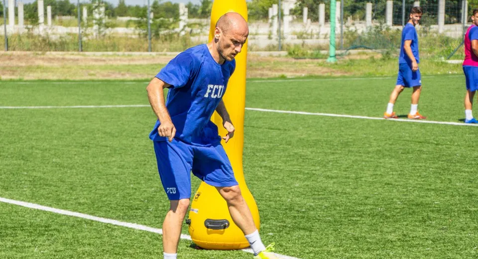 Foto EXCLUSIV. Dorinel Munteanu: „Călin Cristea este un luptător și se va impune la FC Universitatea Craiova!