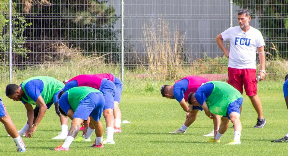 Foto EXCLUSIV. Nicolo Napoli a condus al doilea său antrenament de la revenirea la FCU! 