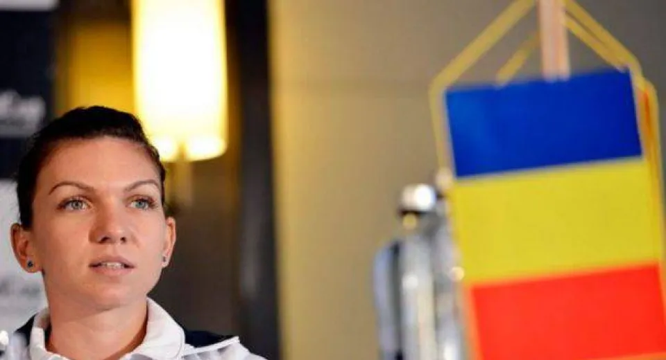 Foto Halep, primele declaraţii la întoarcerea în ţară: “Nu a murit nimeni şi nu s-a terminat pământul"