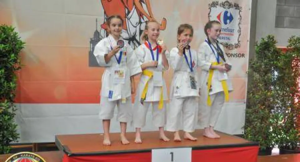 Foto Karate: România, detaţat pe primul loc în clasamentul pe medalii la Europenele WUKF din Belgia după prima zi