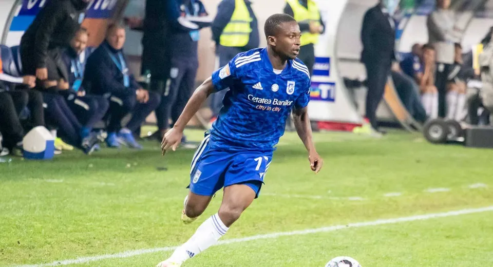 Foto Asamoah a revenit în fotbalul românesc. Cu cine a semnat fostul jucător al lui FCU 1948 Craiova
