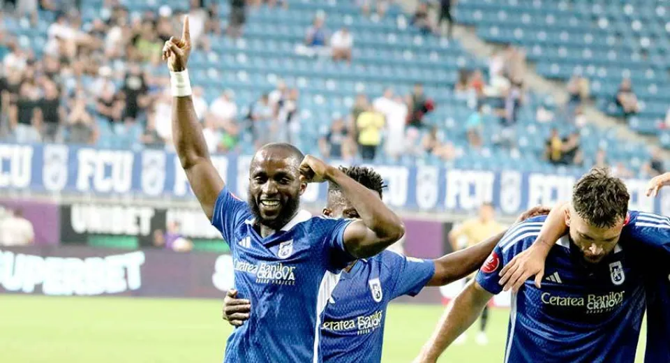 Foto KO după doar 21 de minute. FC Universitatea Craiova - FC Voluntari, 3-1