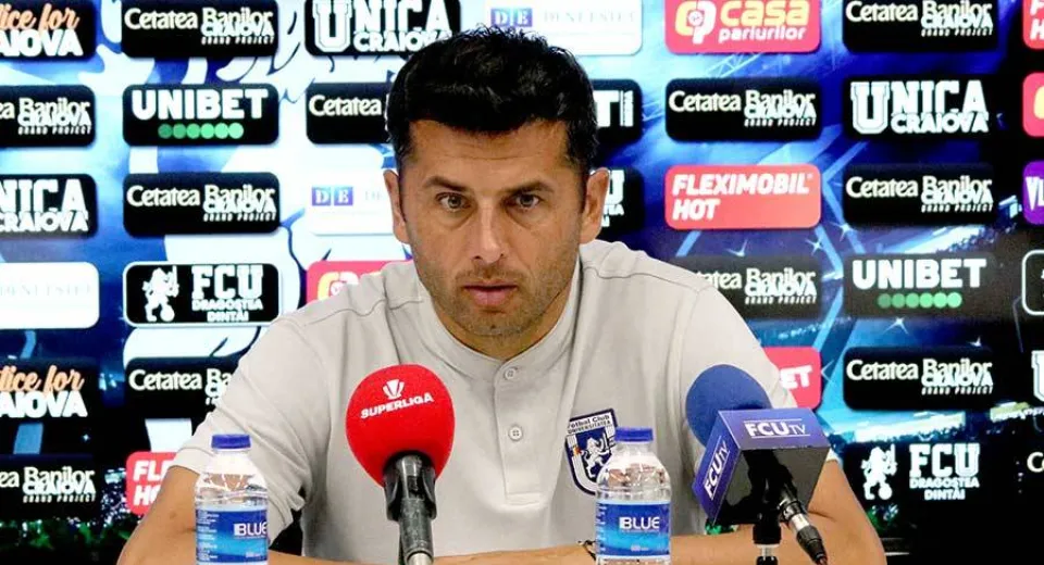Foto Anunț oficial. FC Universitatea Craiova s-a despărțit de Nicolae Dică