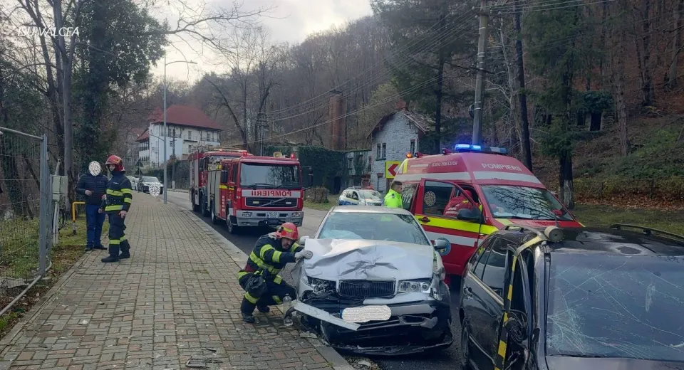 Foto Vâlcea: Accident cu o victimă la Călimănești 