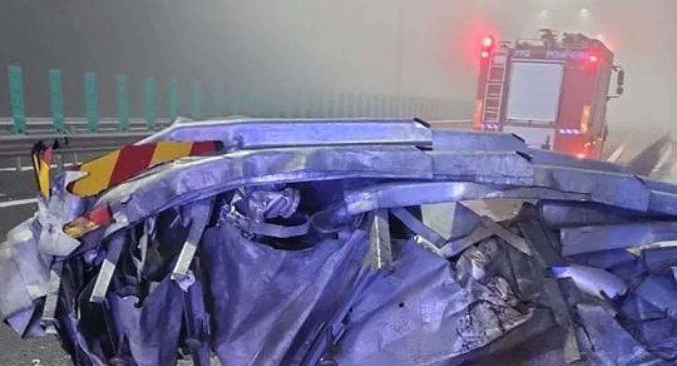 Foto Accident pe Drumul Expres, în apropiere de Balș. Șofer din Craiova, la spital   