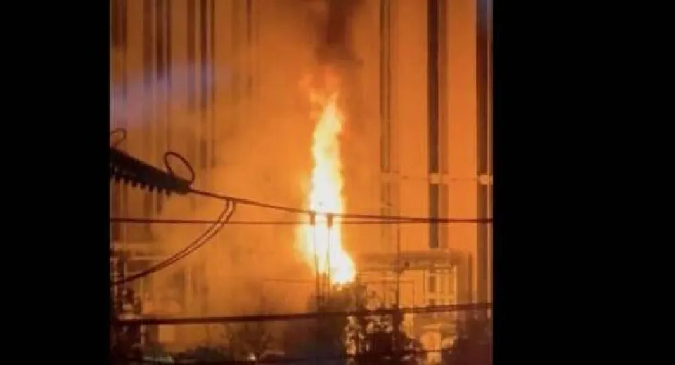 Foto Hidroelectrica,după incendiul de la Porțile de Fier: „Nu a fost afectat sistemului energetic național”