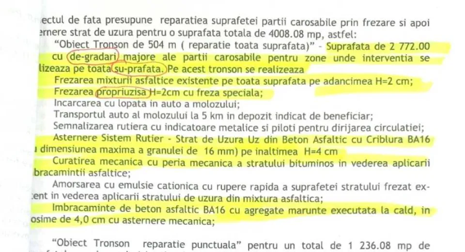 Foto VIDEO / SĂLCUȚA Reabilitarea a 500 metri de stradă, la preț dublu - 436.580 lei plătiți pentru lucrări neconforme