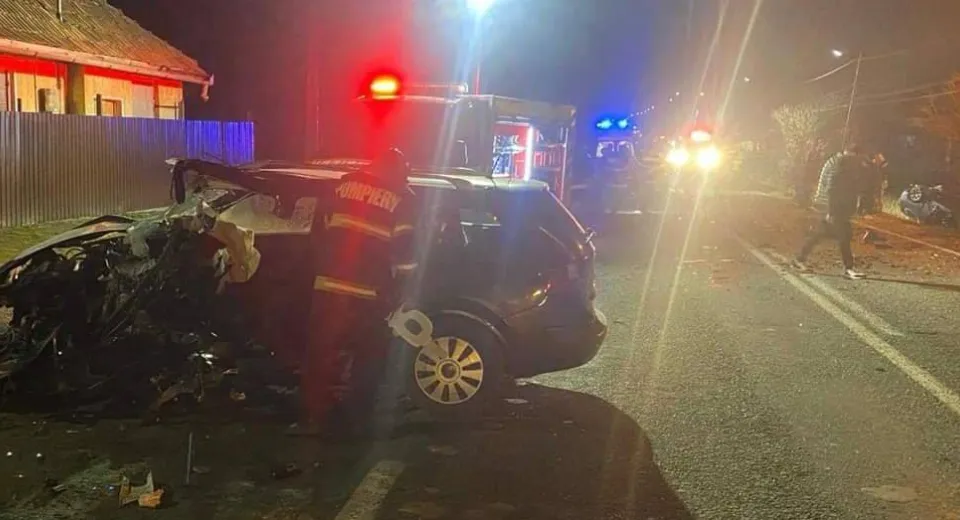 Foto GORJ: Tânăr decedat în urma unui accident produs la Scoarța 