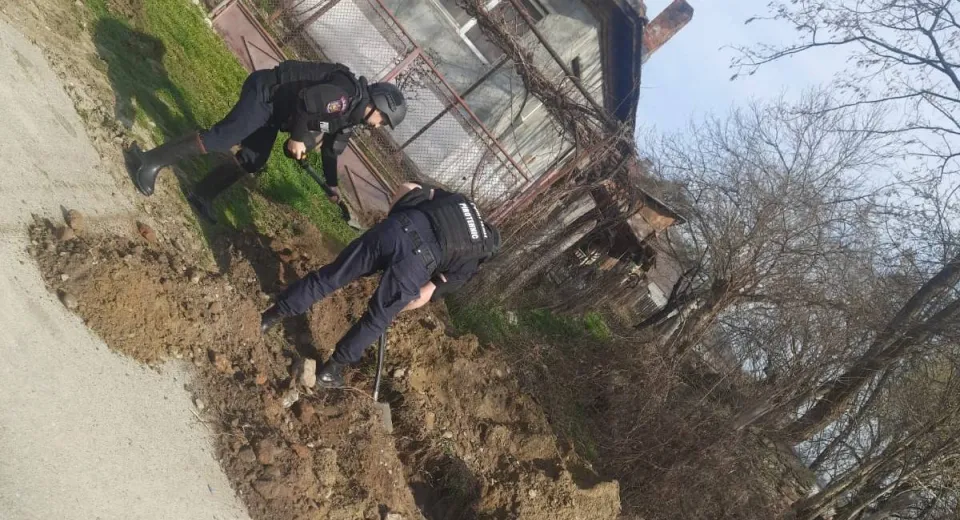 Foto Proiectile din al doilea război mondial, găsite într-o localitate din Vâlcea 