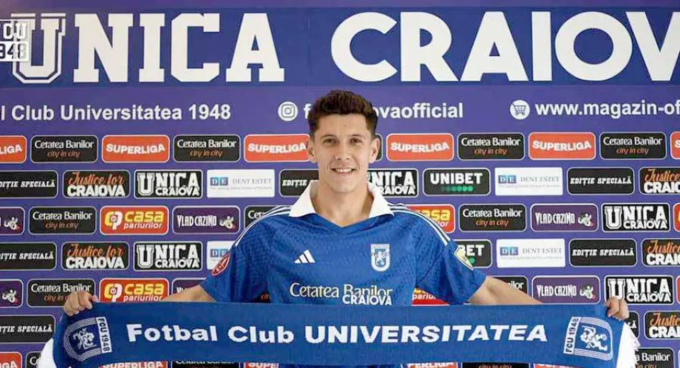 Foto Știința a mai perfectat un transfer. Fundașul stânga Tudor Oltean a semnat cu FCU