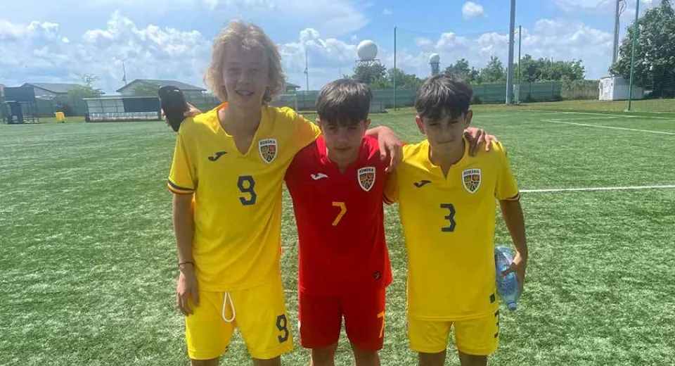 Foto EXCLUSIV. Juniorii lui FCU, în atenția naționalei U15. Trei fotbaliști ai Științei au primit o covocare pentru o preselecție