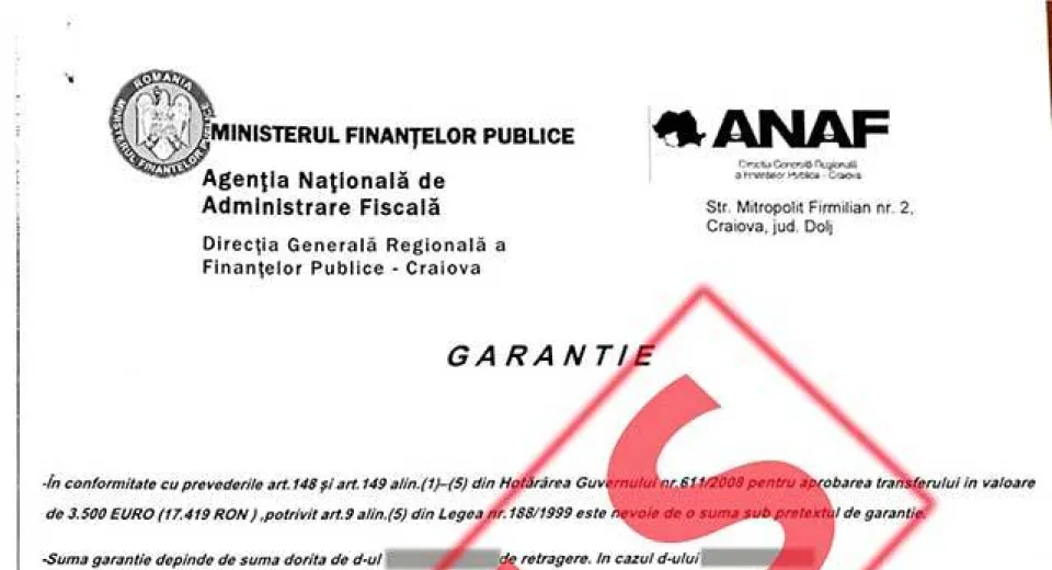 Foto Tentativă de înșelăciune în numele Direcției Generale Antifraudă Fiscală