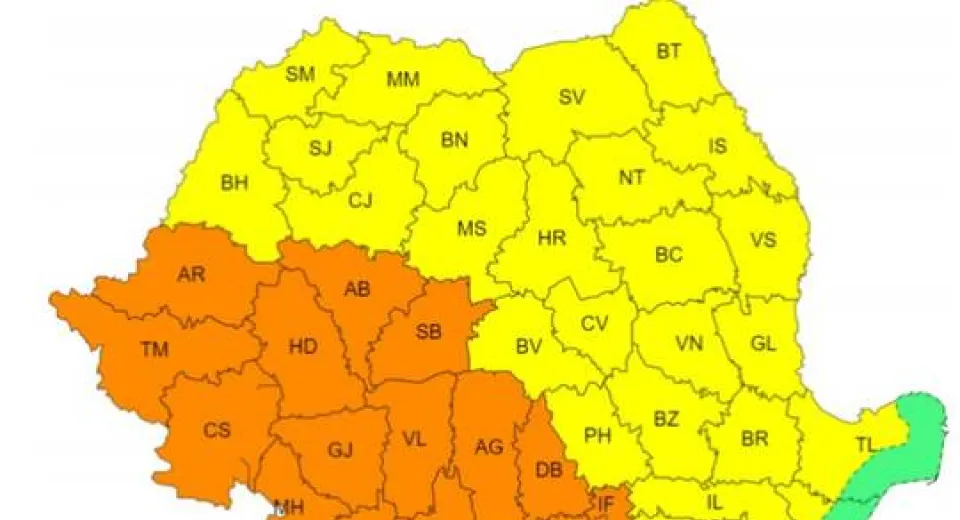 Foto DOLJ: Restricții pe drumurile naționale din județ din cauza caniculei 