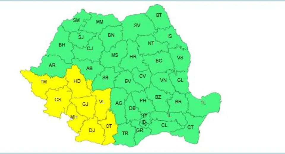 Foto Caniculă și furtuni anunțate. Ce se va întâmpla în Oltenia 