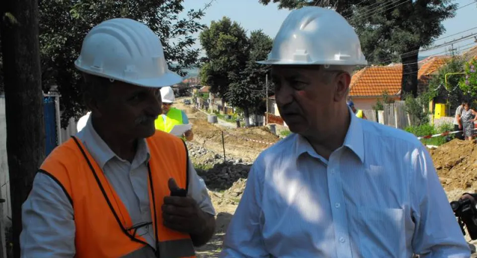 Foto Preşedintele CJ Dolj, Ion Prioteasa, vizite de lucru pe şantierele din judeţ