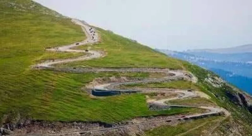 Foto GORJ: Circulație rutieră oprită pe Transalpina. Anunțul Serviciului Rutier 