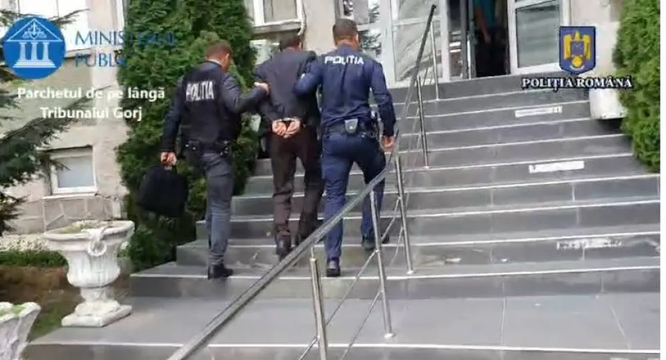 Foto GORJ: Bărbat din Turceni, reținut pentru tentativă de omor 