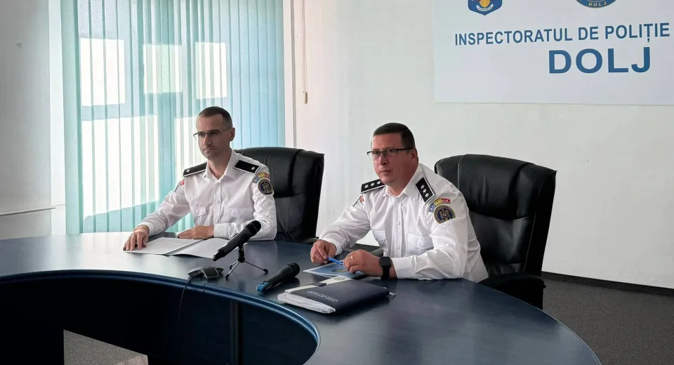 Foto Polițiștii doljeni au făcut bilanțul pentru sezonul estival. Care a fost situația în județul Dolj  