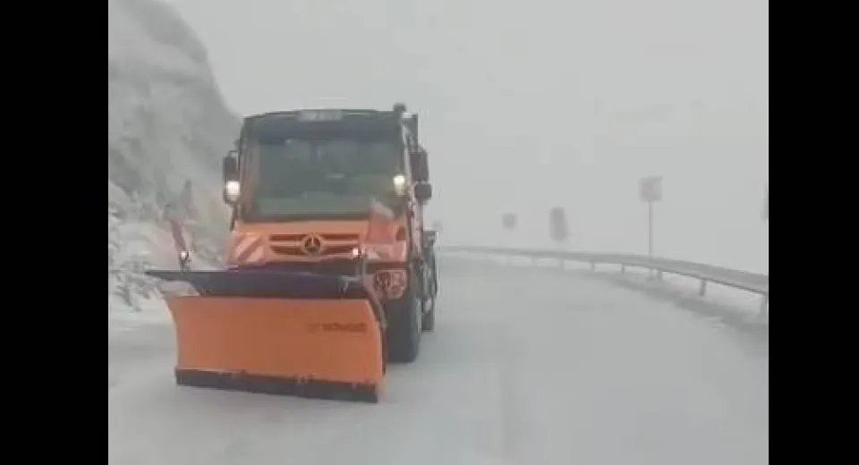 Foto GORJ: A nins pe Transalpina 
