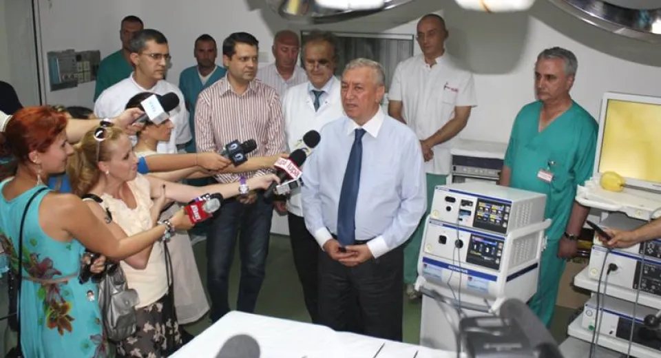 Foto Ion Prioteasa: Sper ca Ministerul Sănătăţii să găsească, în viitorul apropiat, resurse cu care să susţină efortul nostru