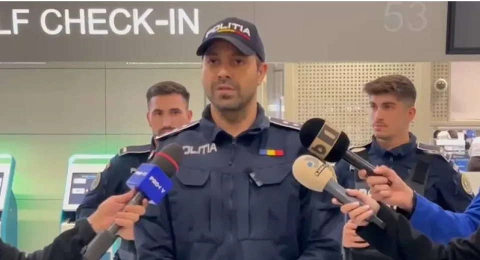 Foto Mehedinți: Bărbat urmărit internațional pentru tentativă la omor, adus în țară din SUA 