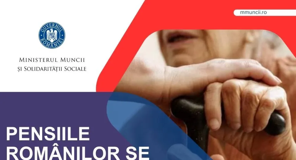 Foto Cresc pensiile în 2025: valoarea punctului de referință crește cu 12,1% și ajunge la 91 de lei