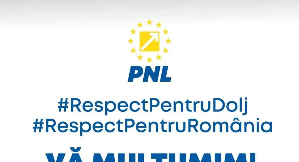 Foto Ștefan Stoica (PNL Dolj): Mulțumim celor care înțeleg că drumul României este spre Vest!