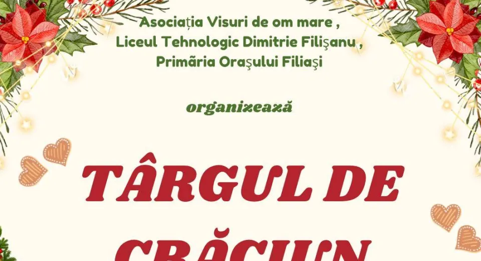 Foto Târg de Crăciun caritabil la Filiași 