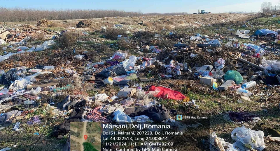 Foto Primării din Dolj, amendate de Garda de Mediu 
