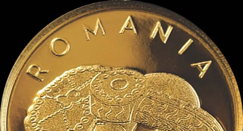 Foto BNR lansează o monedă din aur dedicată Tezaurului de la Apahida
