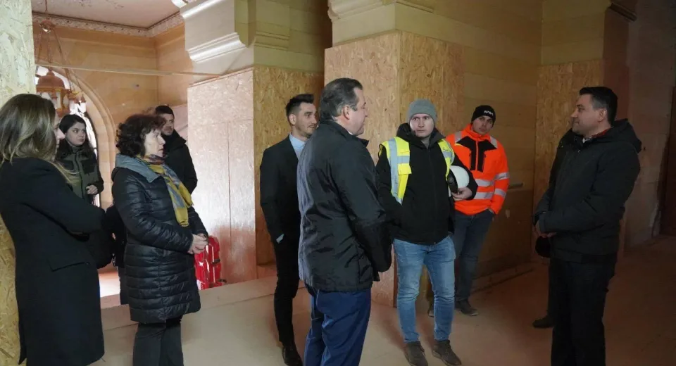 Foto Stadiul lucrărilor de reabilitare a Prefecturii Dolj 