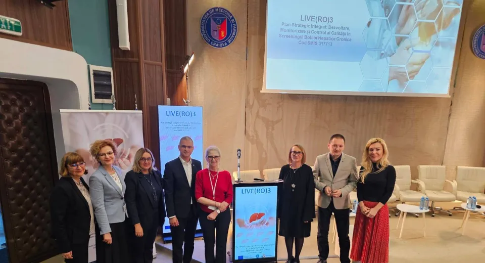 Foto LIVERO3: Colaborare regională pentru combaterea bolilor hepatice în Sud-Vest Oltenia