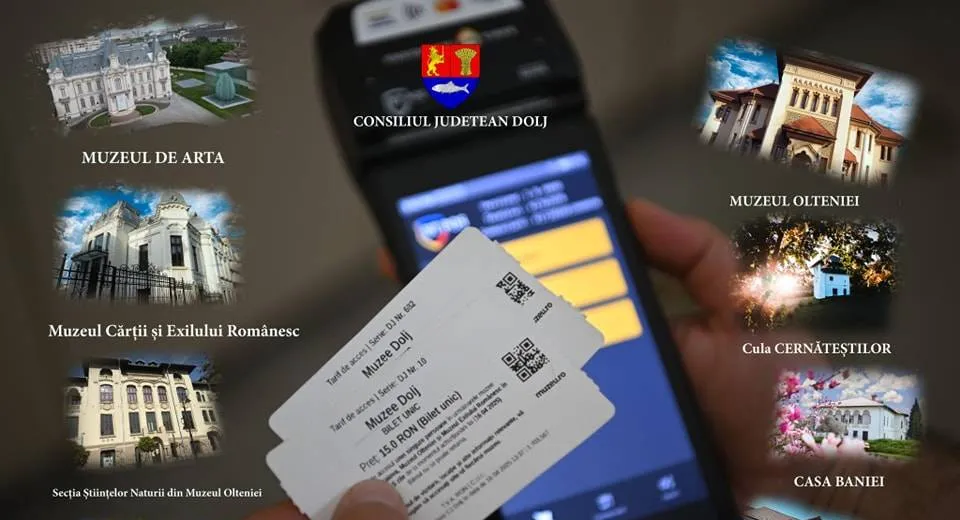 Foto Bilet unic de acces pentru toate instituțiile de cultură din subordinea Consiliului Județean Dolj