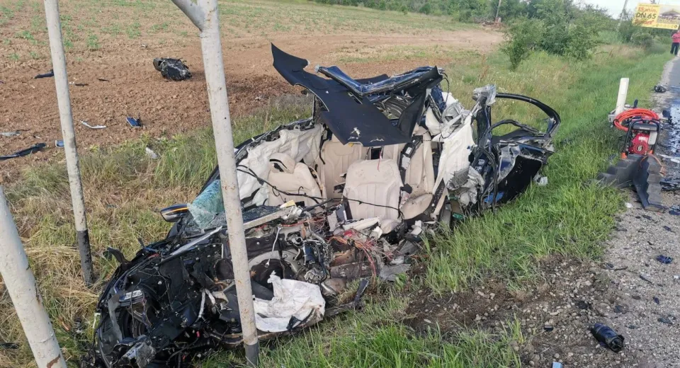 Foto VIDEO: Accident cu doi morți pe Centura Craiovei 